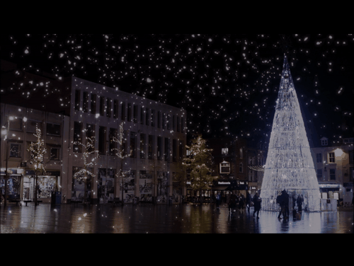 how to add falling snow effect to video 10