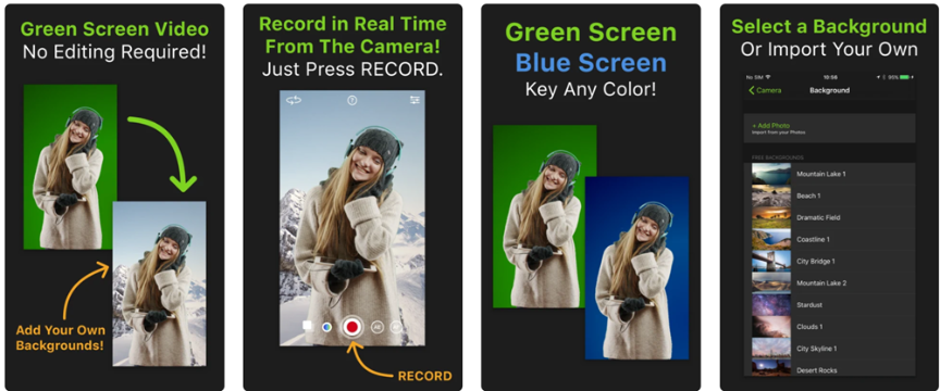 приложение для съемки видео с зеленым фоном для айфона